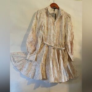 Tea Rose Maje Dress 36 NWT